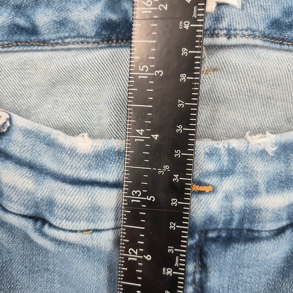 Good‎ American Good Curve Straight Distressed Jeans Size 18 Light Wash GCST960T - Picture 7 of 9